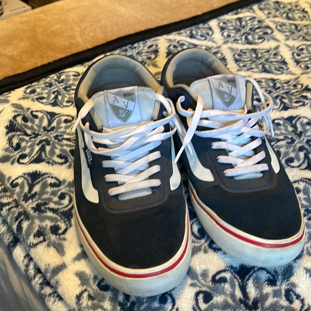 Vans av rapidweld pro midnight navy white ultracush men's 9.5